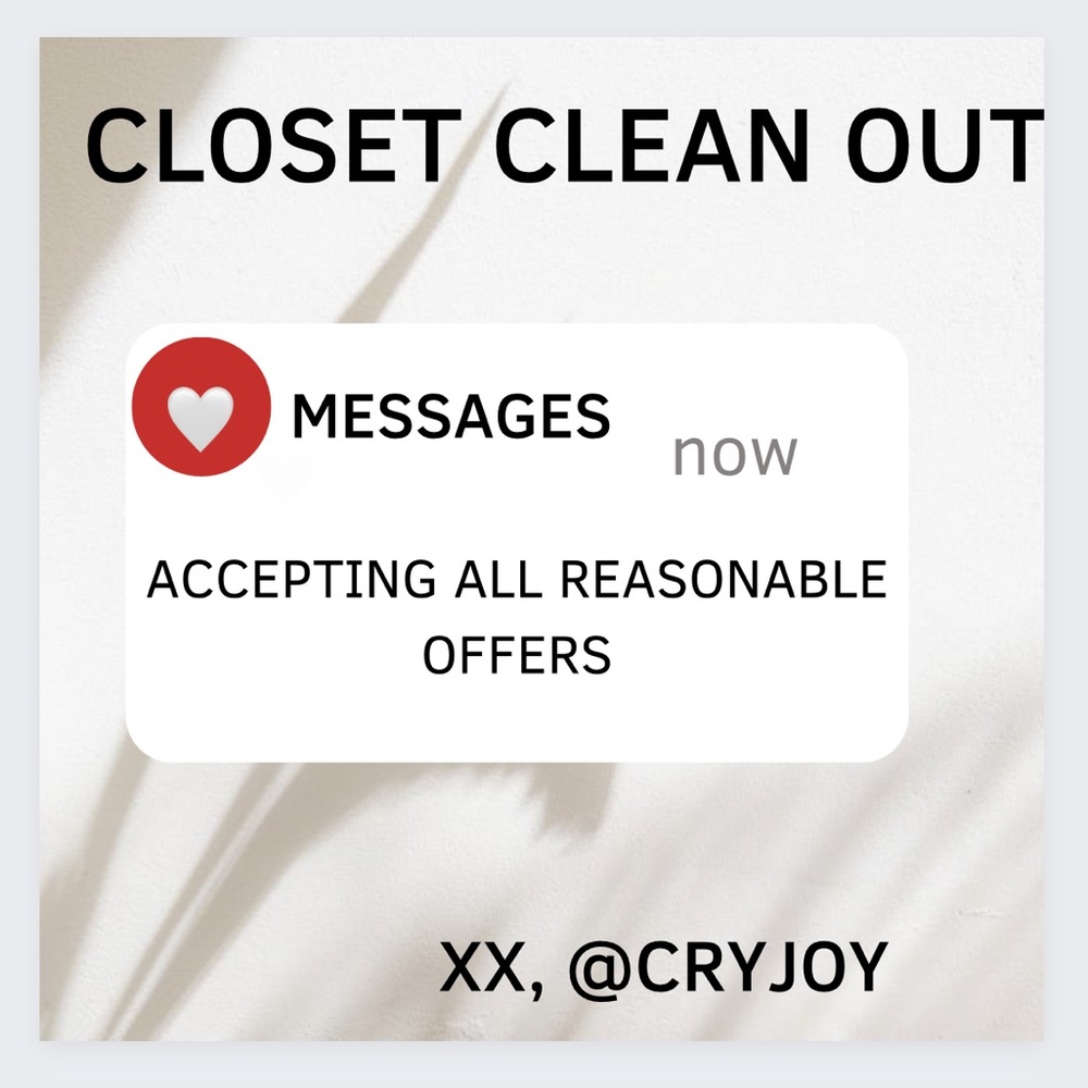 Make me an offer 💝 Everything must go!